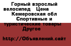 Горный взрослый велосипед › Цена ­ 8 500 - Кемеровская обл. Спортивные и туристические товары » Другое   